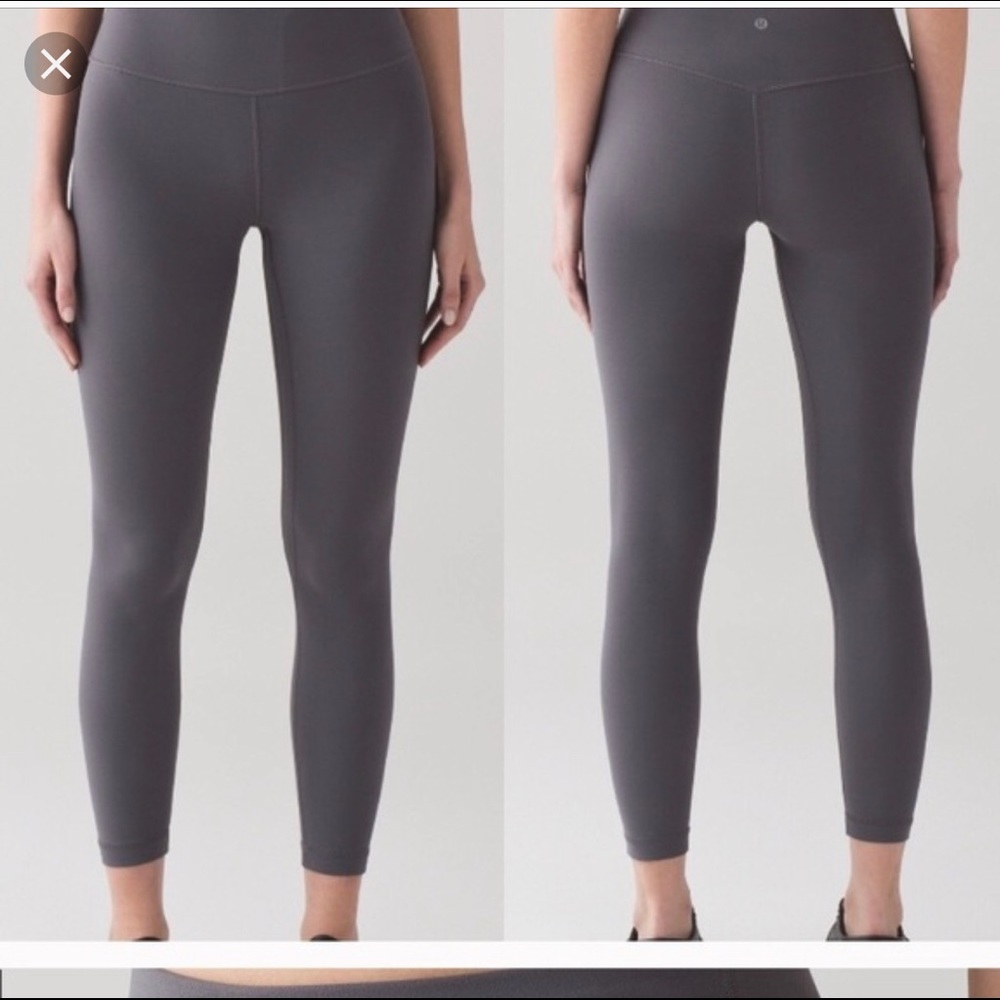 Lululemon Align Pant II 7/8, Dark Carbon